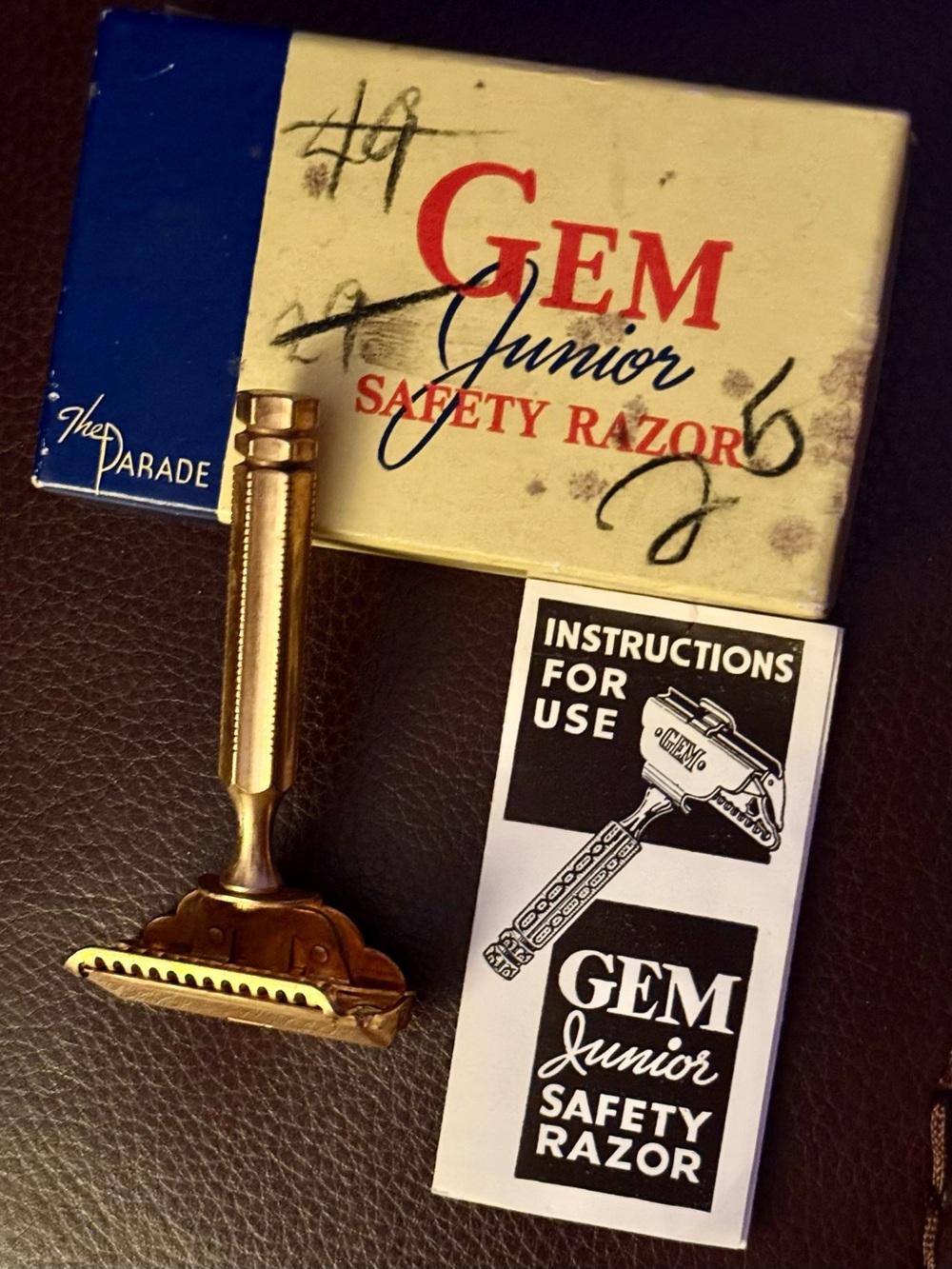 VINTAGE GEM JUNIOR SAFETY RAZOR